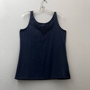Eddie Bauer Navy Blue Logo Crewneck